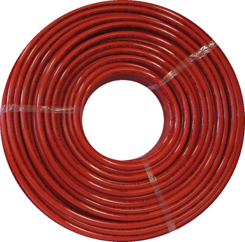 Труба PE-RT 18 max 8 бар, 90 град. красн. KAN-therm | dilerterm.ru