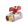 Кран шаровый PN30 РВ/РН 3/4" мотылек