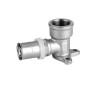 Колено настенное 16х1/2" Пресс VIEIR