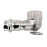 Колено ВР нерж. 90 гр. настенн. 15 х 1/2" профиль V VIEIR