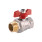 Кран шаровый PN30 РВ/РН 3/4" мотылек